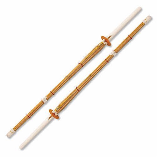 Set of 2 Economical Kendo Shinai Bamboo Practice Sword Katana