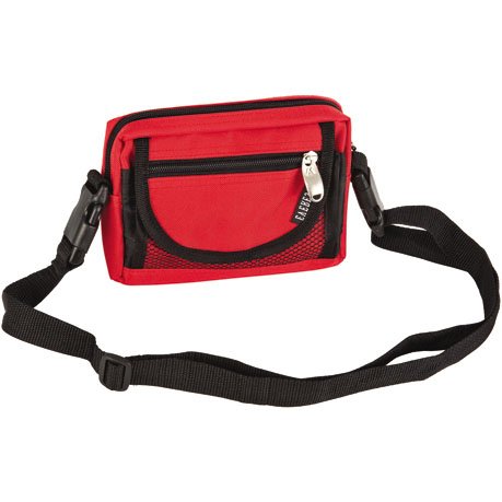 Everest Bags Mini Waist Pouch/Shoulder Bag Waist & Fanny Packs, Red