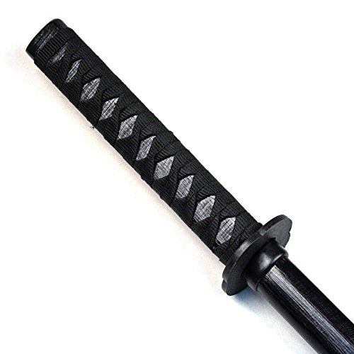 Ace Martial Arts Supply Kendo Wooden Natural Bokken Practice Samurai Katana Sword, 40-Inch (Black with Dragon Carved)