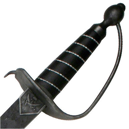 Caribbean Pirate Saber Sword Antique Black