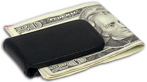 Genuine Leather Magnetic Money Clip Multiple Colors