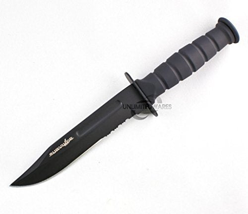 HK-1023DP Fixed Blade Military Tactical Knife 7.5-Inch Overall