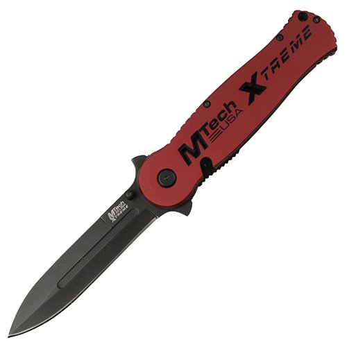 M-Tech Extreme Folding Knife Red