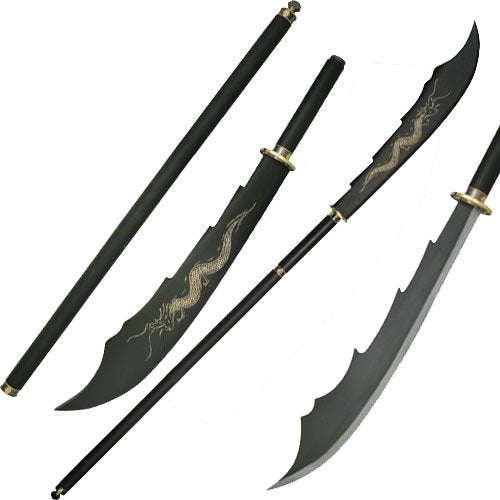 63" Broad Head Japanese Samurai Naginata Yari Sword