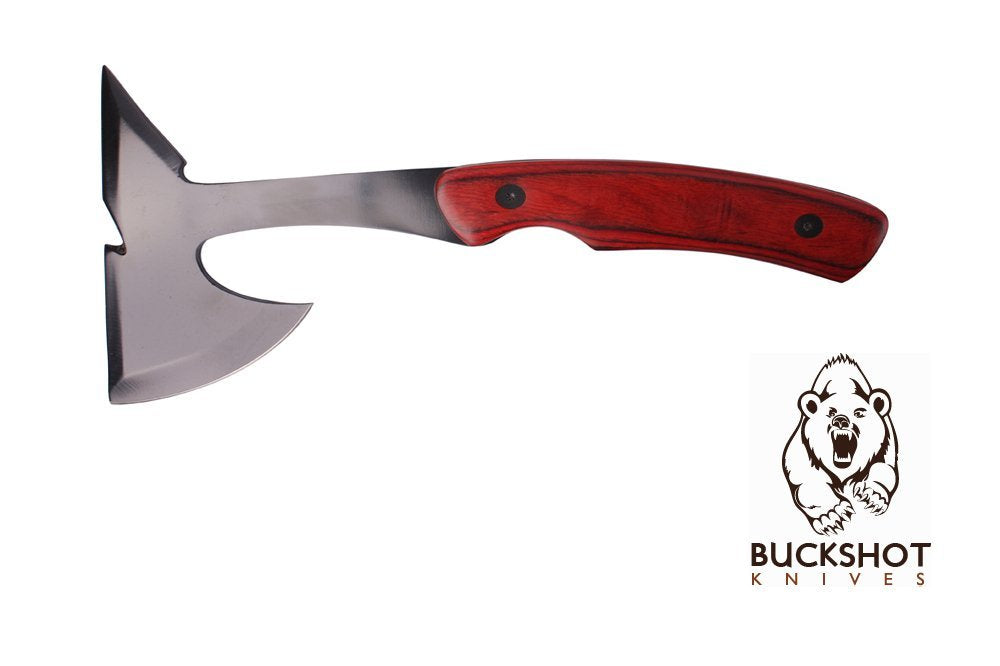 9" Survival Tomahawk Tactical Throwing Axe w/ Sheath Battle Hatchet Knife