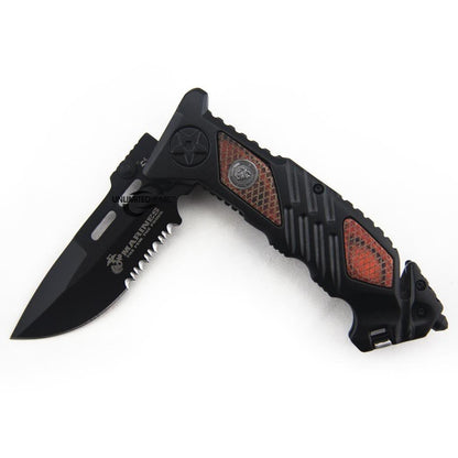 Marines Iron Mike Folding Knife (5.25-Inch Closed)