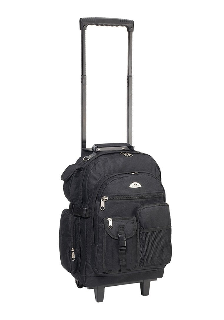Everest 5045WH Deluxe Backpack On Wheels - Khaki/Black