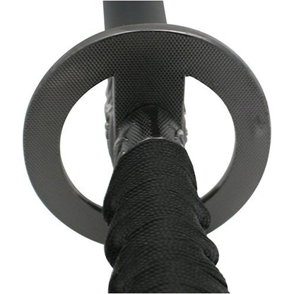 Ace Martial Arts Supply Reverse Blade Katana with Stand, Black