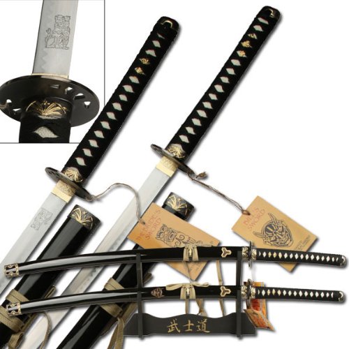 Hattori Hanzo Collection "Bill & Bride" Sword Set with Display Stand