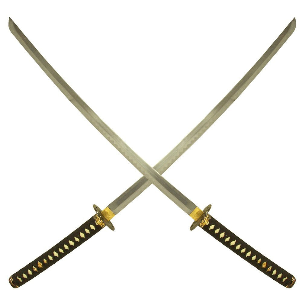 Whetstone Cutlery 2 Piece 'Kill Bill' Katana Sword Set with Stand