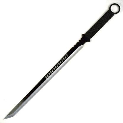 Ninja Sword Machete Throwing Knife Tactical Katana Tanto Blade, 27-Inch