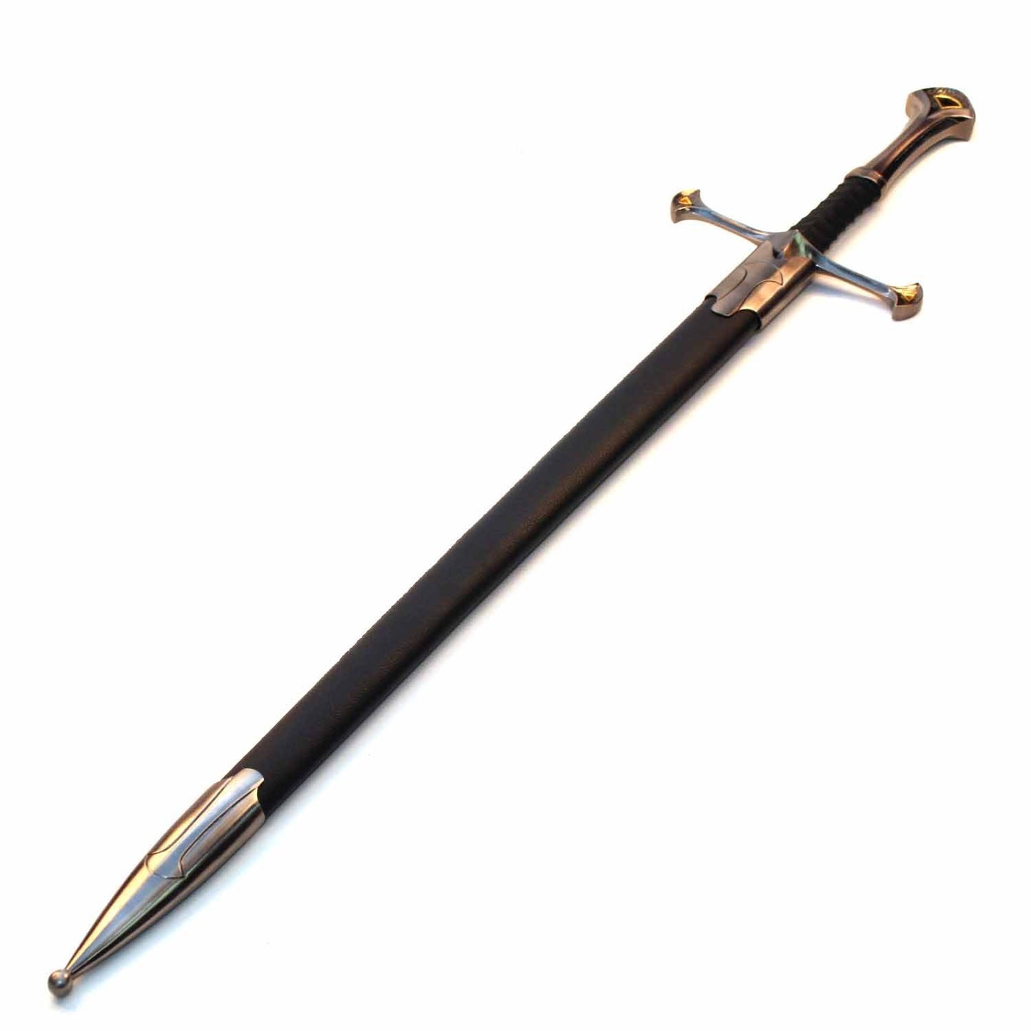 Medieval Knight Arming Sword with Scabbard (Oakeshotte Type XVIIIb)