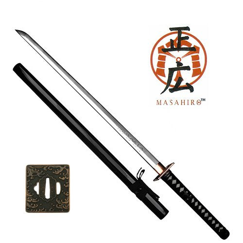 Etched Handmade Ninja Sword Tsunami Tsuba