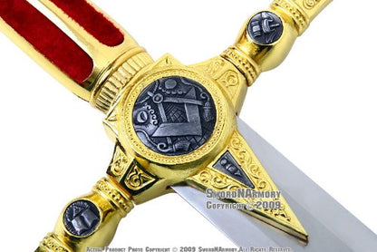 39" Fraternal Masonic Sword Templar Knight Freemasonry