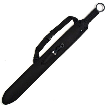 Ninja Sword Machete Throwing Knife Tactical Katana Tanto Blade, 27-Inch