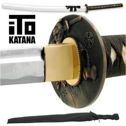 ITO Katana Model 401 Handmade White Yin Samurai Sword