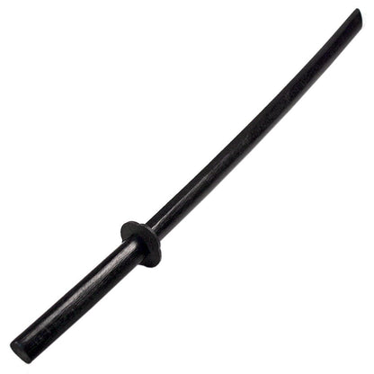 Ace Martial Arts Supply Kendo Wooden Natural Bokken Practice Samurai Katana Sword, 40-Inch (Black with No Cord)