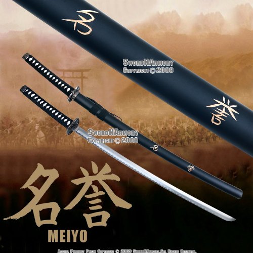 Last Samurai Japanese Katana Sword Honor Scab w/ Stand
