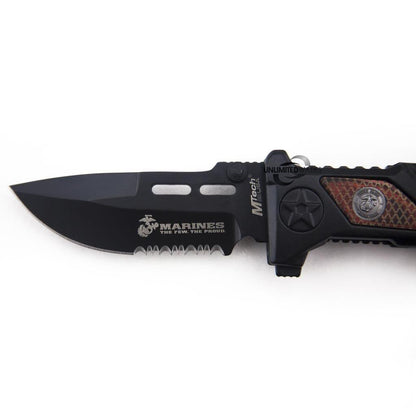 Marines Iron Mike Folding Knife (5.25-Inch Closed)