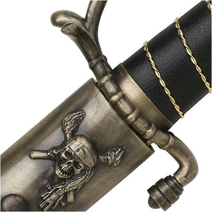 Caribbean Pirate Saber Sword Antique Bronze