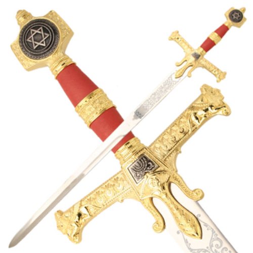 Red & Gold King Solomon Sword