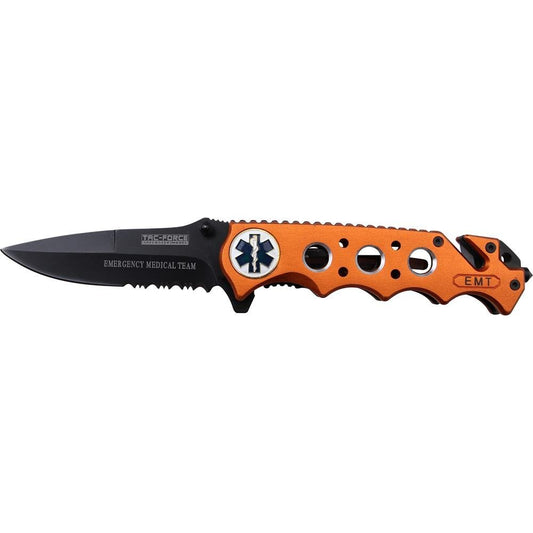 TF-611EMO-MC M4043-Brk Rescue Linerlock Emt A/O