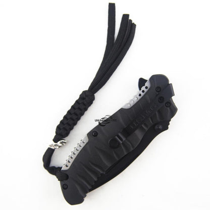 U.S. Marines by MTech USA M-A1020 Series Spring Assist Folding Knife, Half-Serrated Blade, 5-Inch Closed