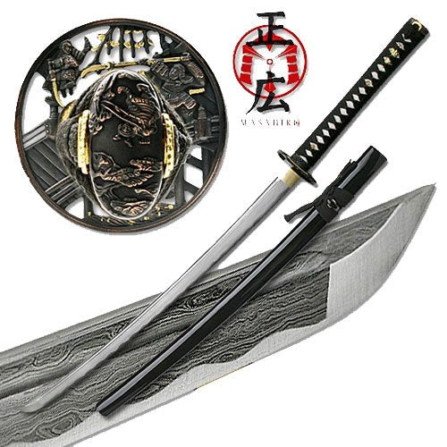 Masahiro - Folded Steel Samurai Sword - 1000+ Layers - Ronin