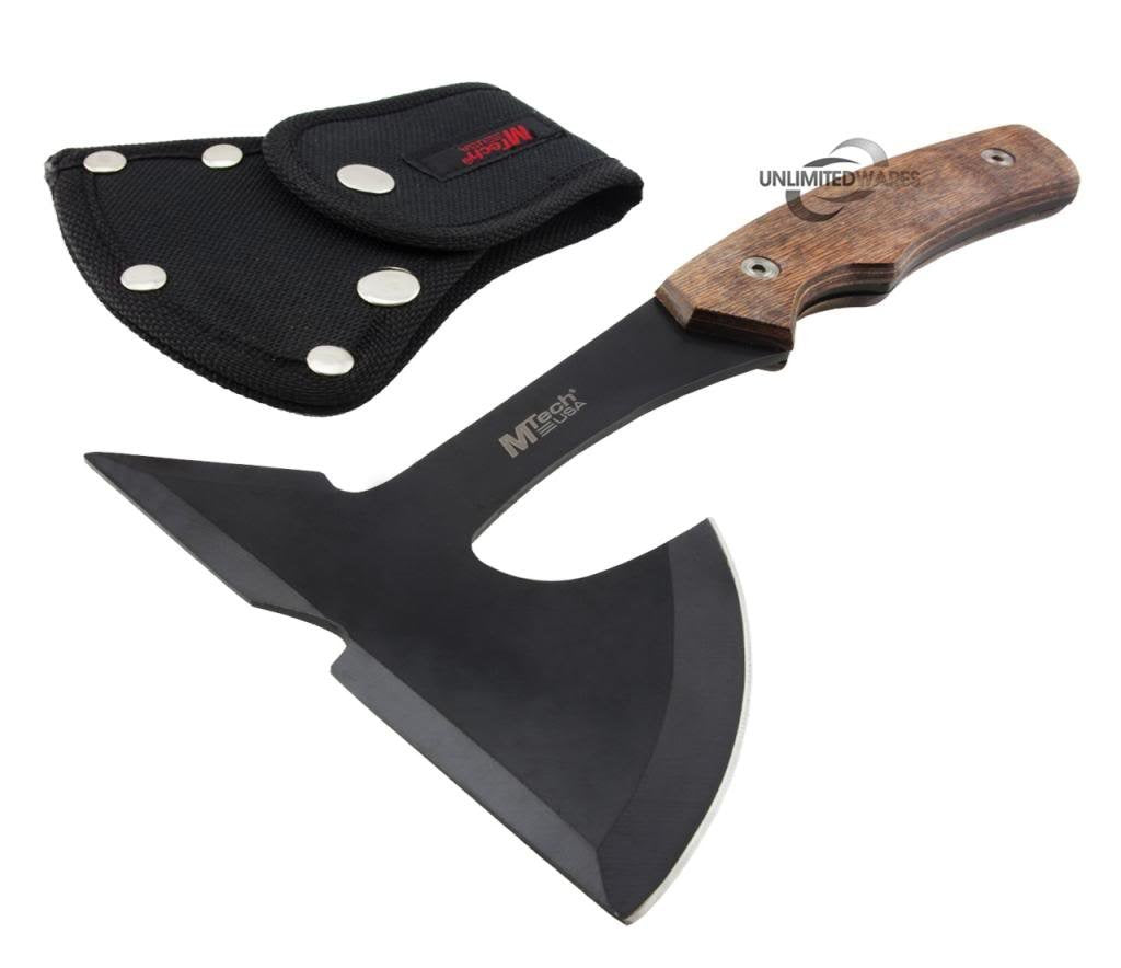 Survival Tomahawk Camping Axe 9-Inch Overall