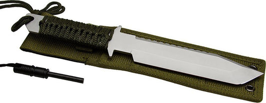 Ace Martial Arts Hunting Knife with Fire Starter