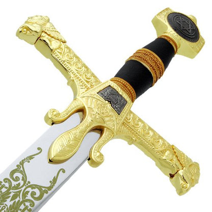 47" Medieval Crusader Knight Israel King Solomon Sword