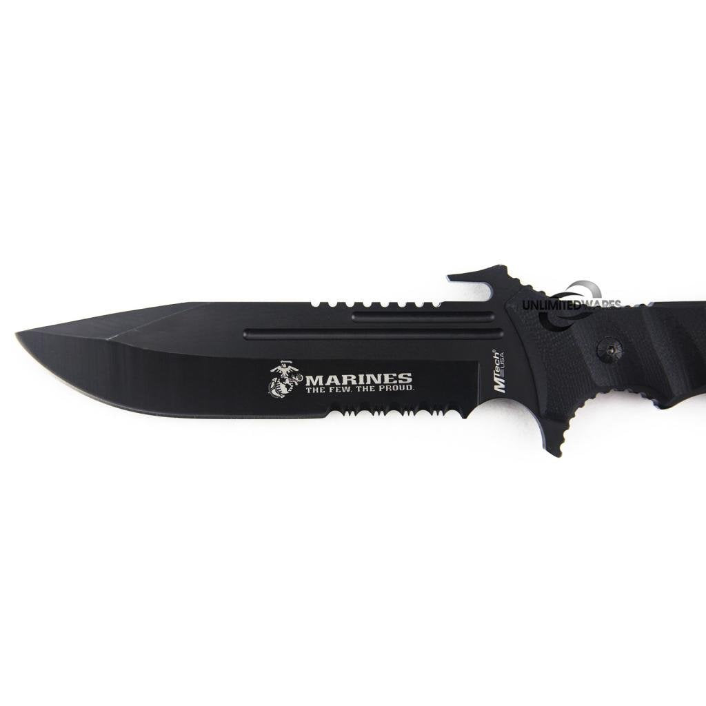 Licensed USMC Marines Tactical Hunting Knife 11.5-Inch Overall
