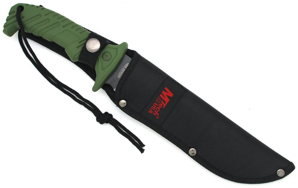 13" TACTICAL SURVIVAL Rambo Hunting FIXED BLADE KNIFE Army Bowie w/ SHEATH