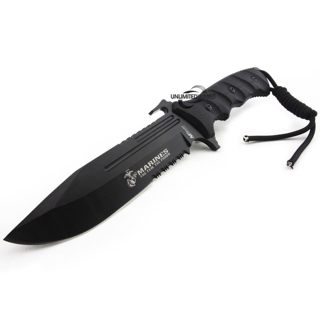 Licensed USMC Marines Tactical Hunting Knife 11.5-Inch Overall