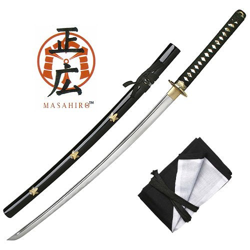 Masahiro Sword Classic Japanese Bamboo Hand Forged Samurai Katana
