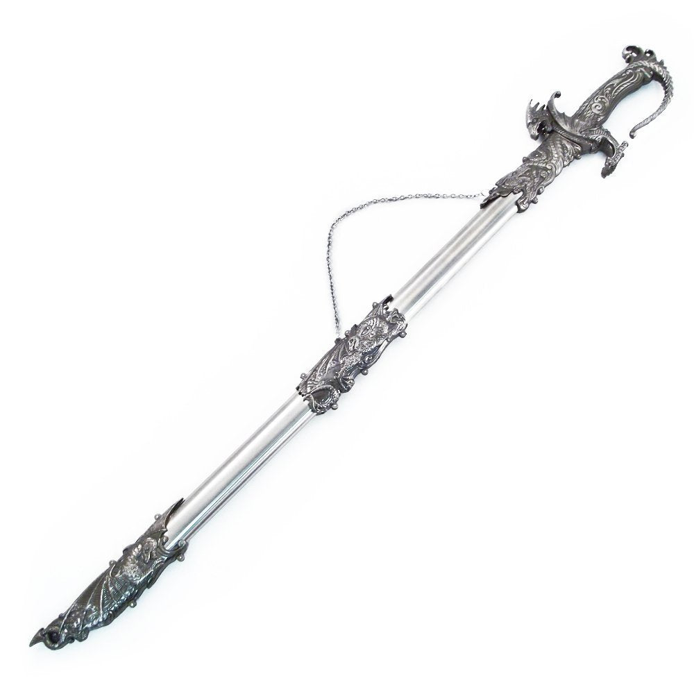 Ace Martial Arts Supply Saint George Dragon Saber Fantasy Medieval Knight Sword, 36-Inch/Large