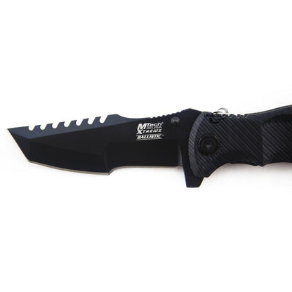 G10 Xtreme Military Tanto Assisted Opening Folding Knife 5-Inch Closed