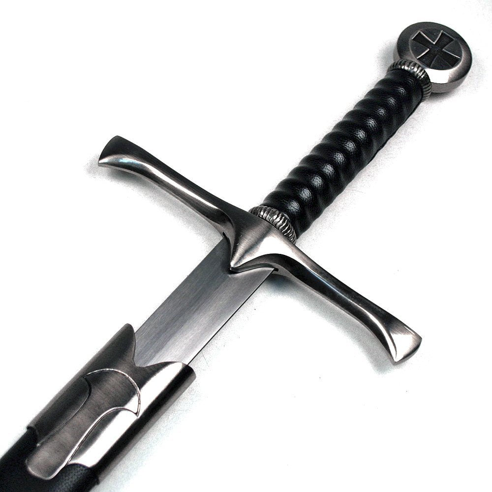 Medieval Knight Arming Sword with Scabbard (Crusader (Cross))
