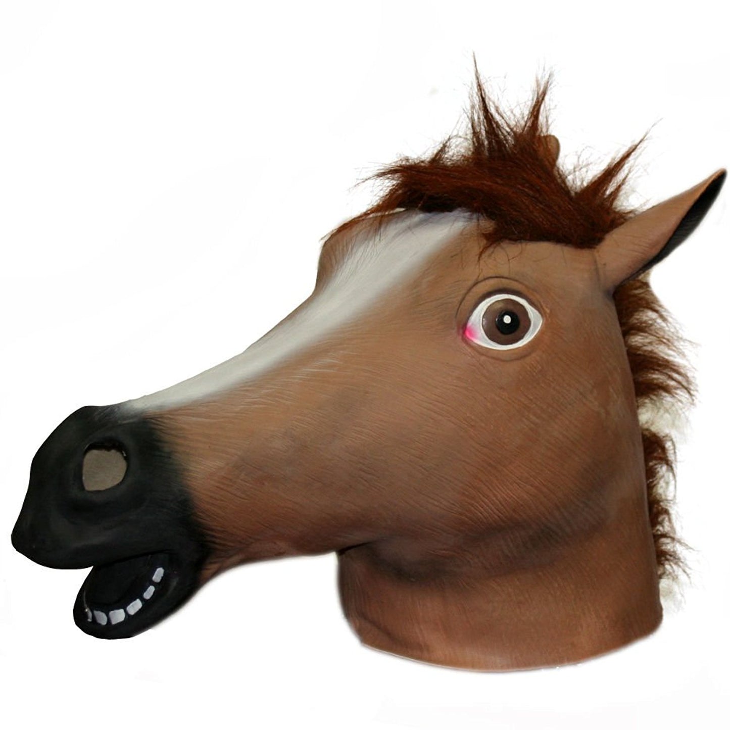 Horse Head Mask Creepy Halloween Costume Theater Prop Novelty