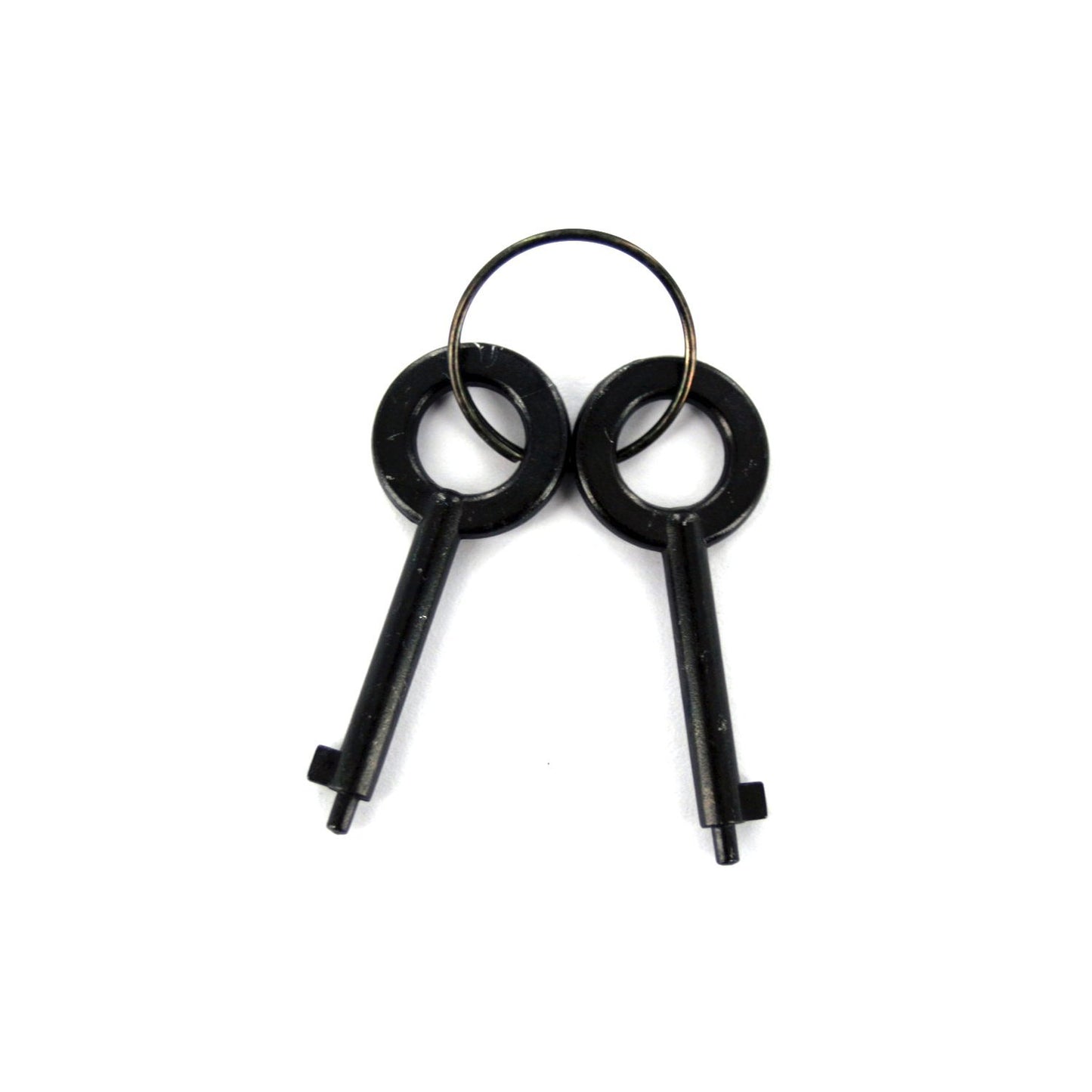 Ace Martial Arts Black Hinged Heavy Duty Handcuffs & Keys Good Quality