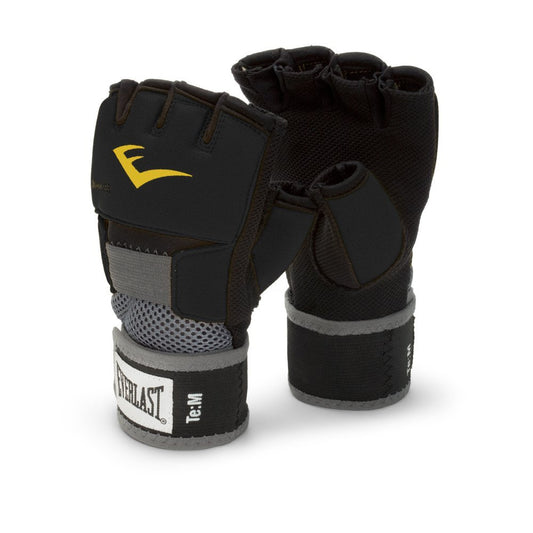EVERLAST EVERGEL GLOVE WRAPS XL-BLACK-boxing training mma handwraps - SparringGearSet.com