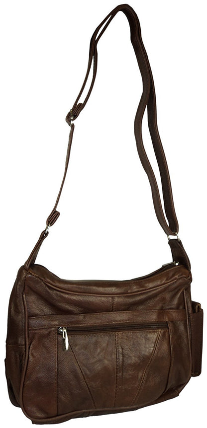 Genuine Leather Handbag Purse with color matching coin purse P&P Inc.