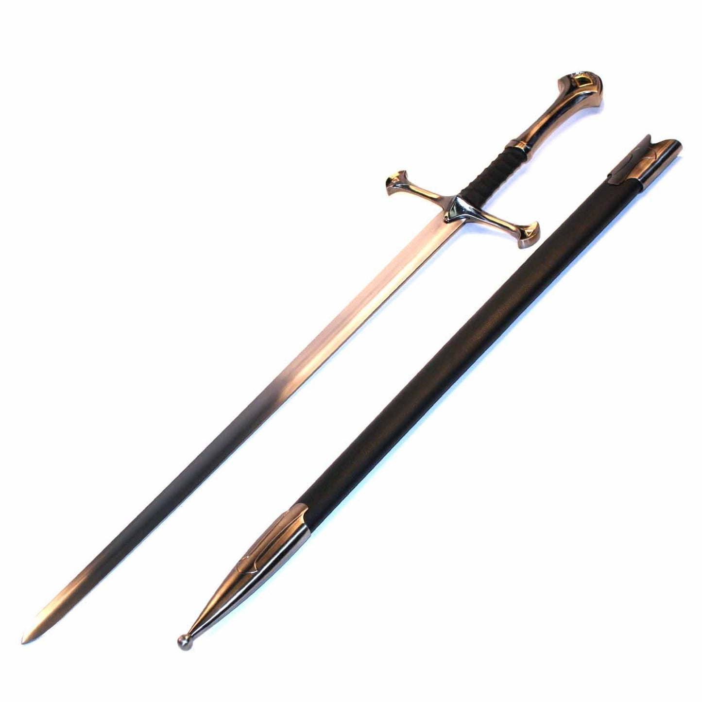 Medieval Knight Arming Sword with Scabbard (Oakeshotte Type XVIIIb)