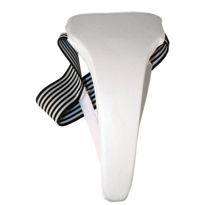Pine Tree Complete Vinyl Martial Arts Sparring Gear Set with Bag, Shin, & Groin, Medium White Headgear, Large Other Gears Female