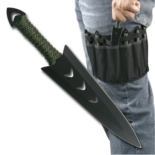 Perfect Company Throwing knife set 6" with sheath (6 Pcs)