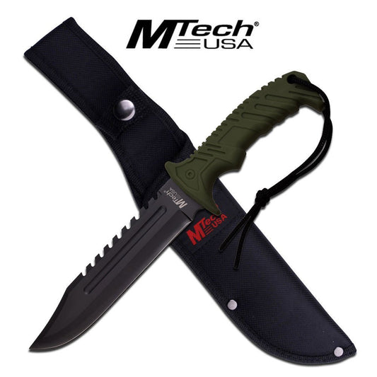 13" TACTICAL SURVIVAL Rambo Hunting FIXED BLADE KNIFE Army Bowie w/ SHEATH