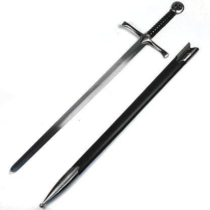 Medieval Knight Arming Sword with Scabbard (Crusader (Cross))
