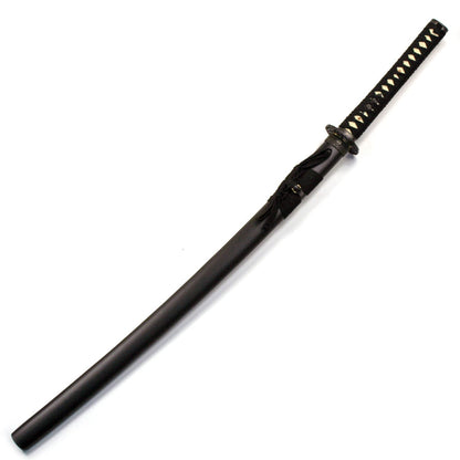 Ace Martial Arts Supply Practice Handmade Iaido Iaito Katana Sword (Unsharpened Sword) (Dancing Crane Tsuba)