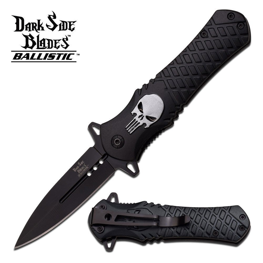 Tac Force Assisted Opening Rescue Tactical Pocket Folding Punisher Knife Outdoor Survival Camping Hunting Knife