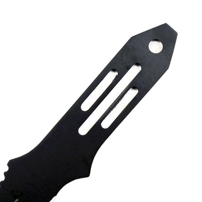 Ace Martial Arts Supply Ninja Stealth Black Throwing Knives with Nylon Case (Set of 3) (Thunder Bolt)